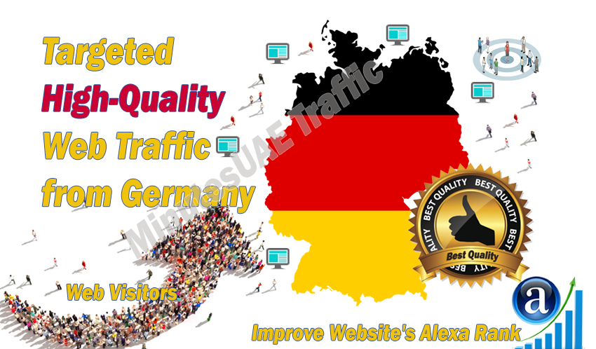 German web visitors real targeted high-quality web tr...