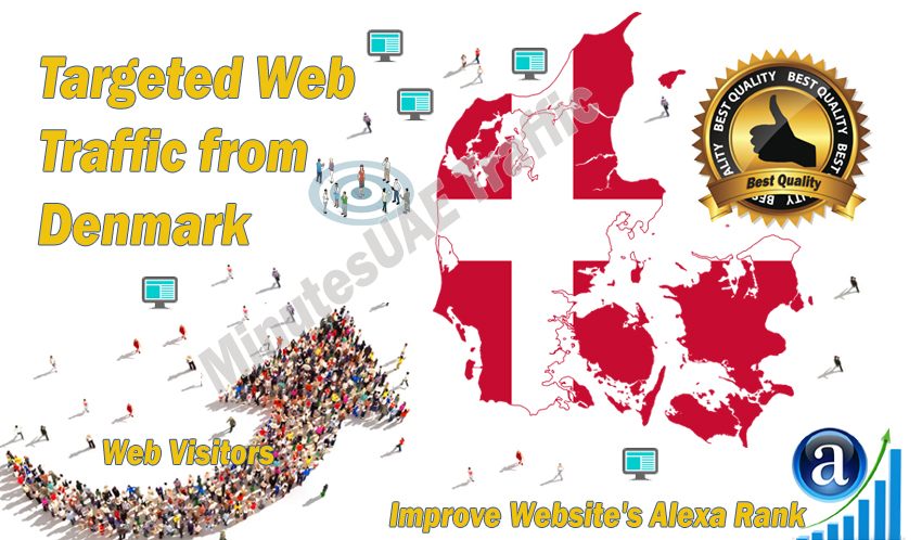 Danish web visitors real targeted Organic web traffic...