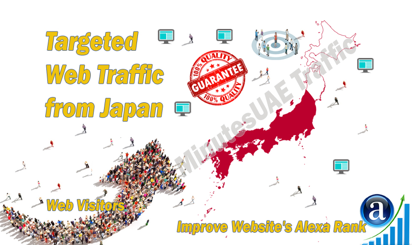Japanese web visitors real targeted Organic web traff...