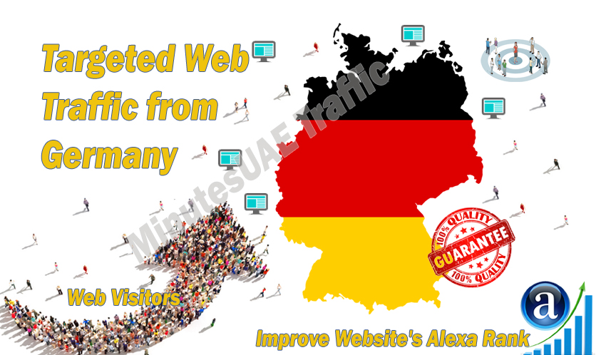 German web visitors real targeted Organic web traffic...