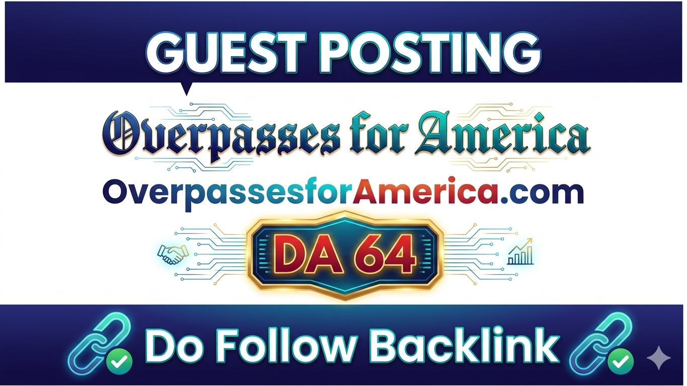 I will publish a guest post on OverpassesforAmerica. ...
