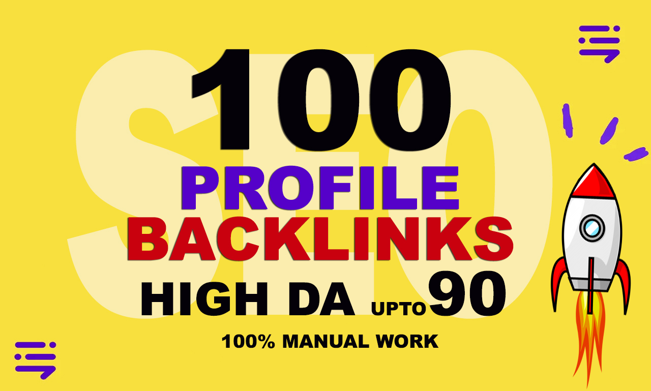 Boost Your SEO with 100 High Quality Profile Backlink...