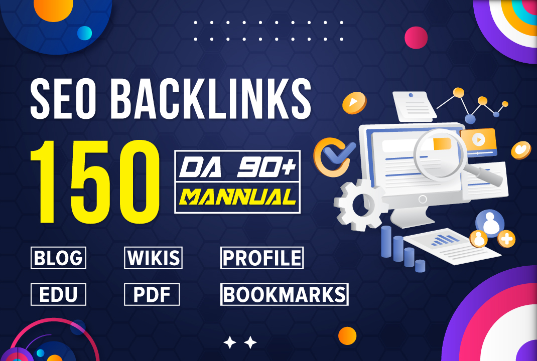 I will create 150 unique domain seo backlinks on da10...