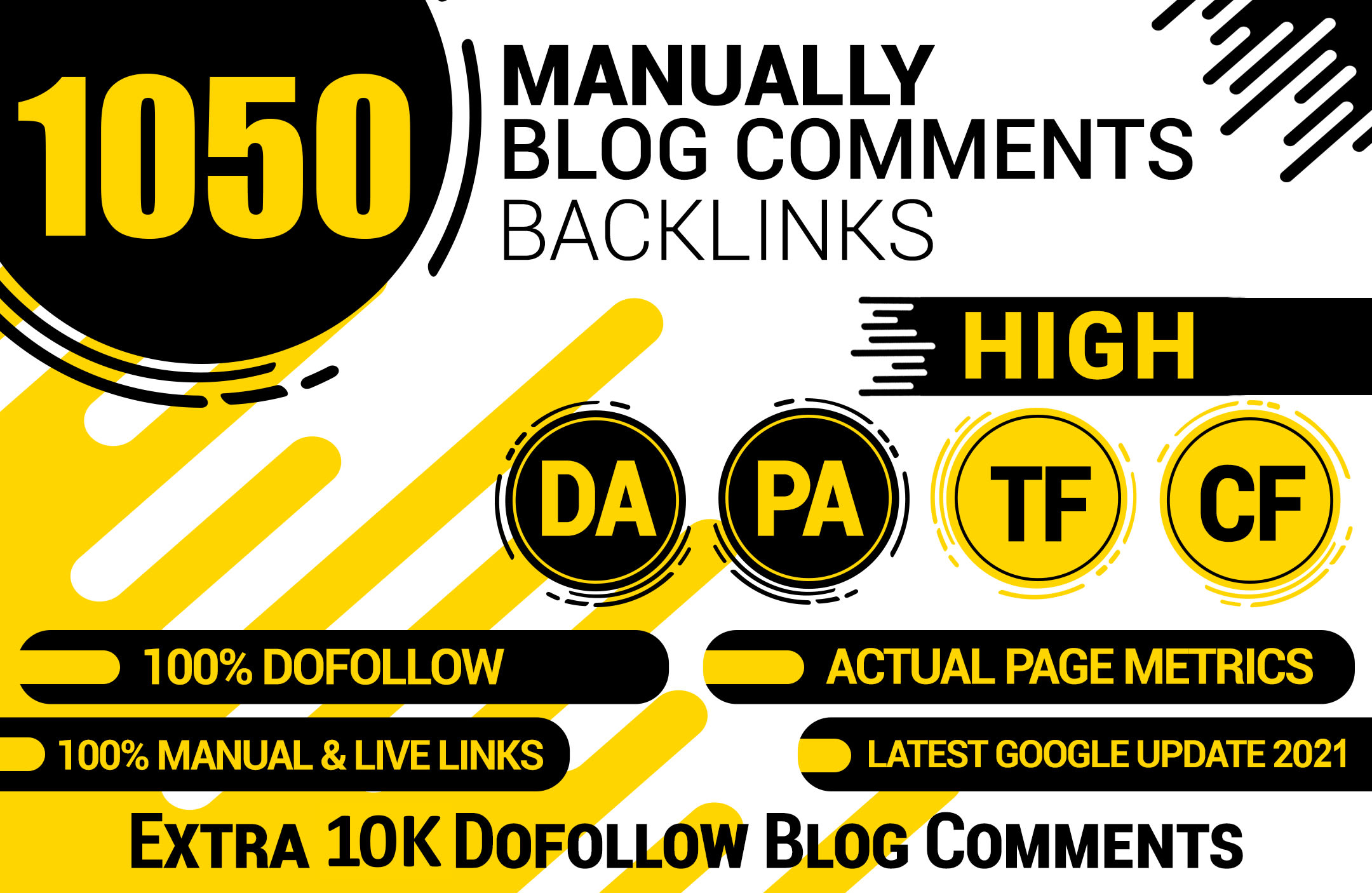 create 1050 manually High DA PA TF CF Permanent blog ...