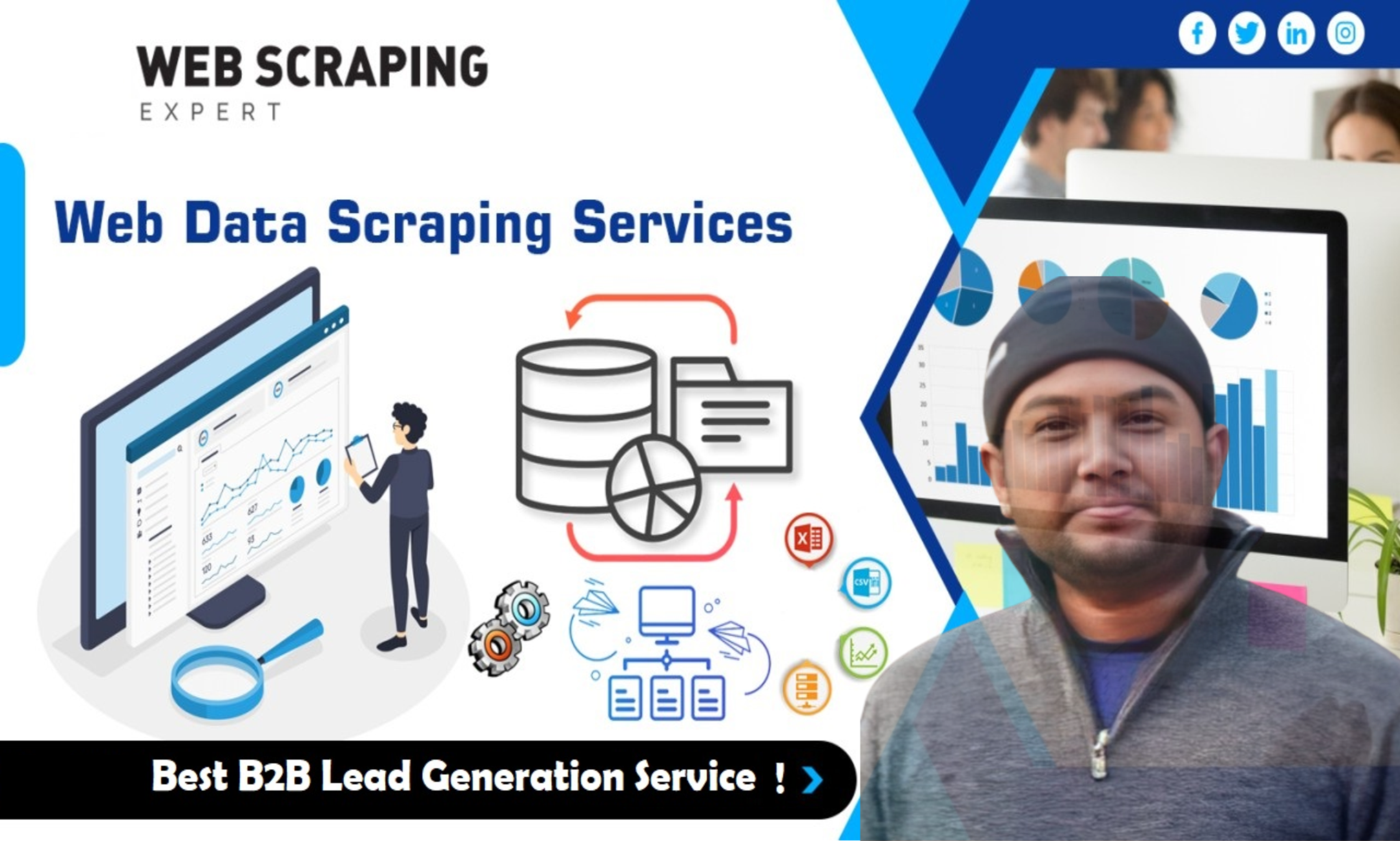 I will I will scrape 450 targeted B2B leads from any ...