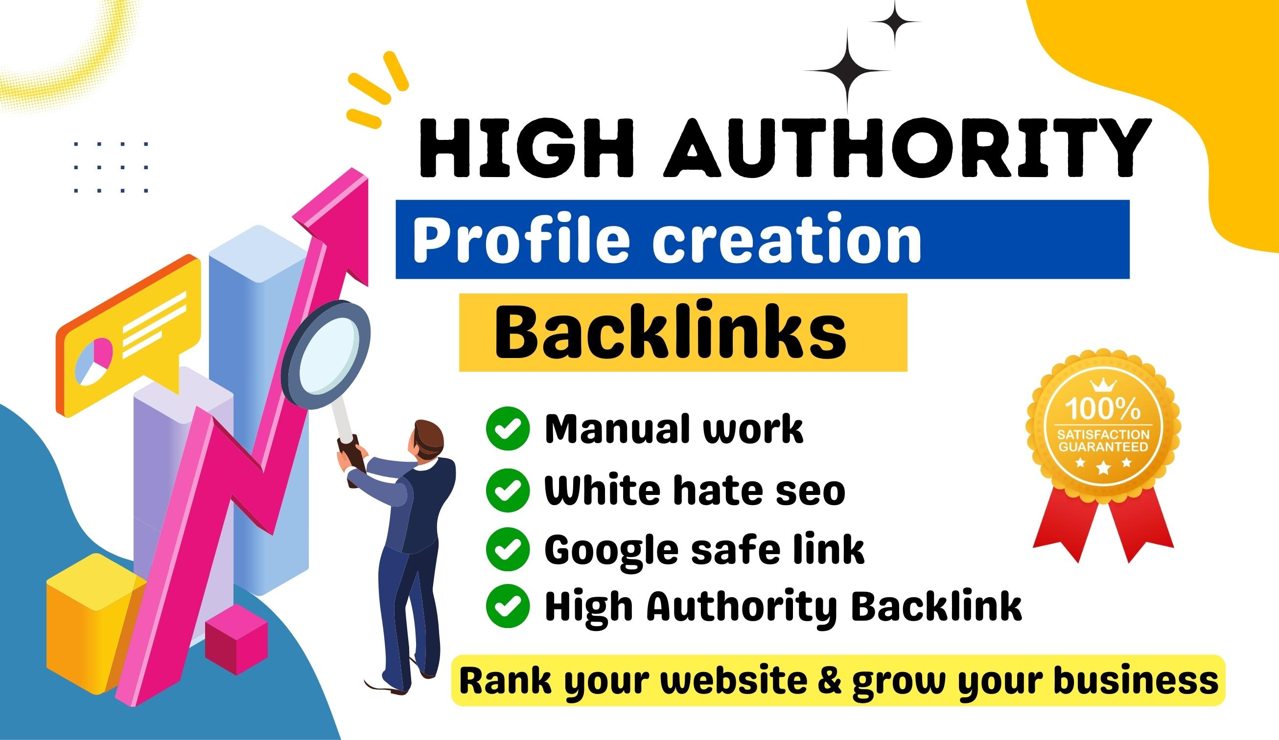 I will manually create high DA, High quality 250 pro...