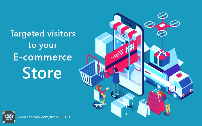 10000 targeted traffic to your Shopify Woocommerce Et...