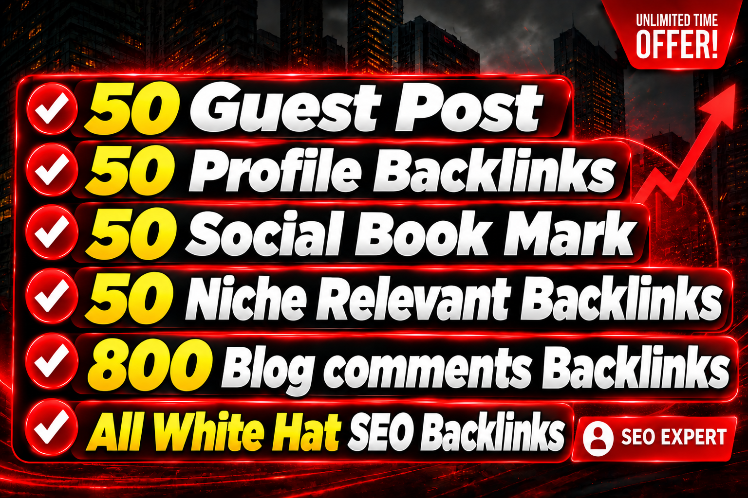 Get 1000 High Authority Backlinks Guest Posts, Profi...