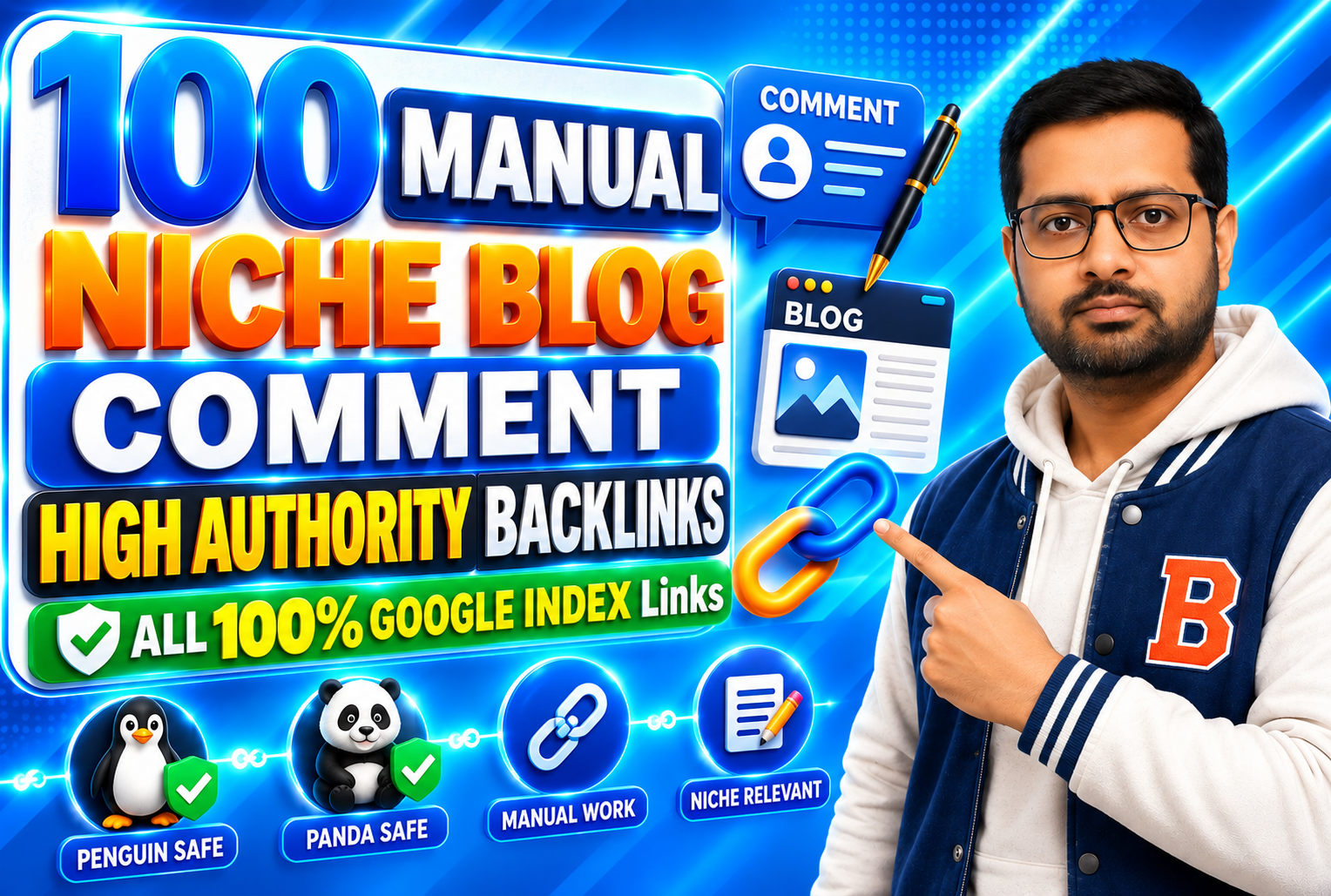 Get 100 Google Indexed High Authority Niche Relevant ...