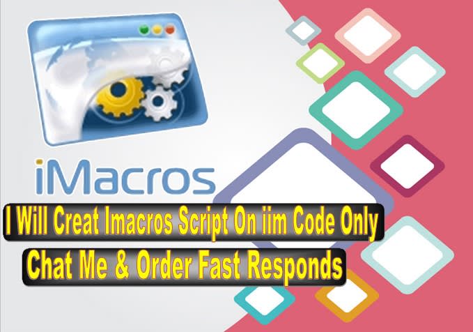 I will creat imacros script for you, web auto and sc...