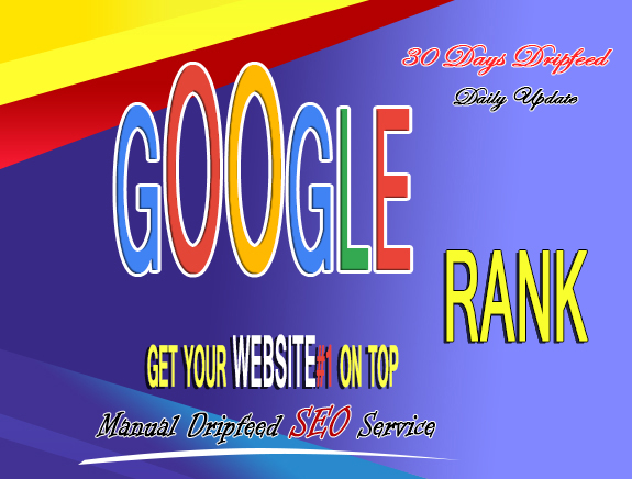 Google #1 Top Your Website 30 Days Organic SEO Backli...