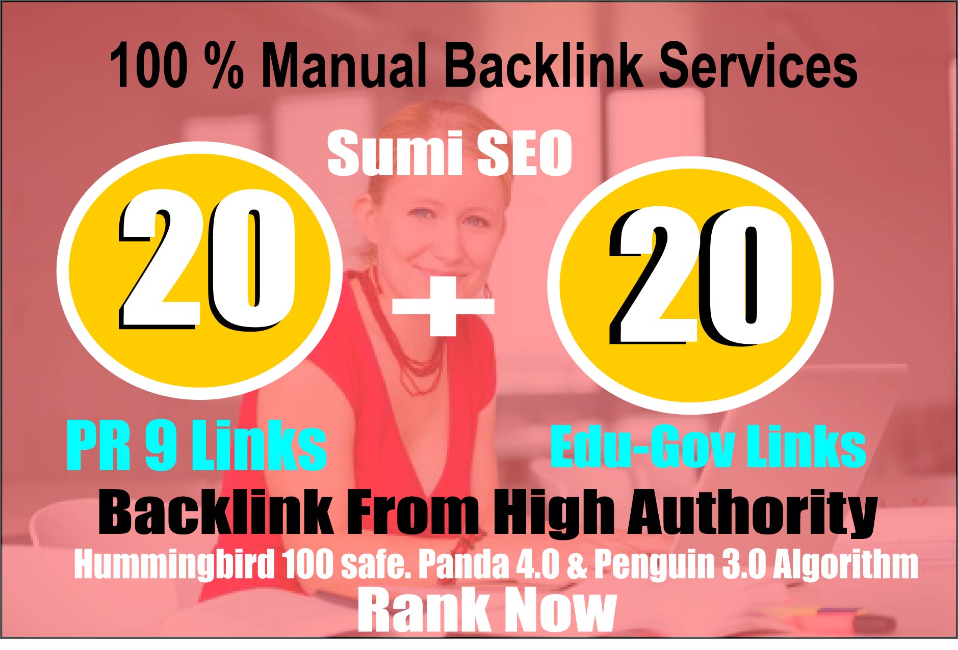 I will manually do 20 PR9 + 20 Edu/Gov Safe SEO High ...