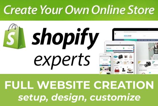 I will build pro quality shopify store & edit, c...