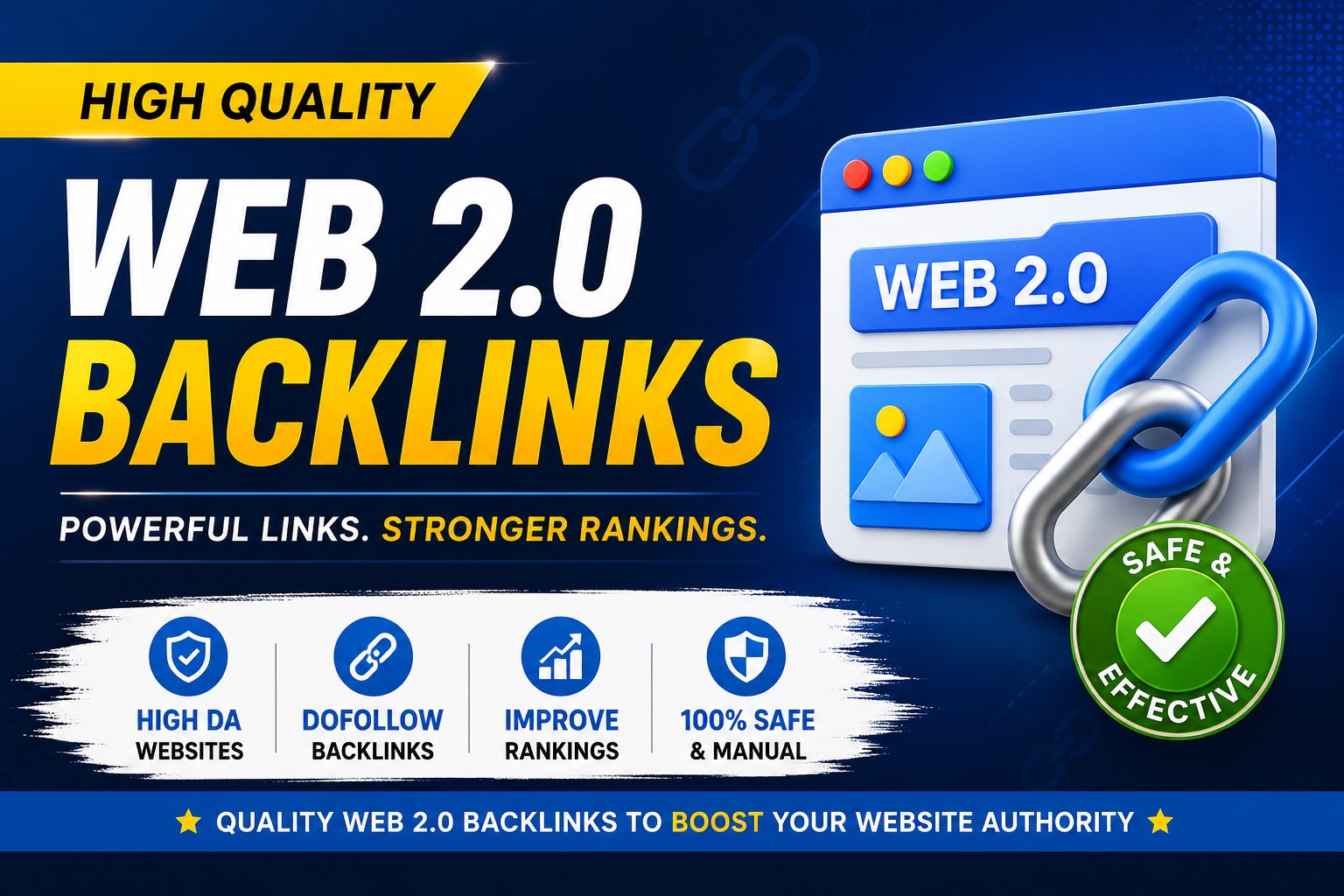 I will build seo web 2.0 backlinks pbn for improve yo...