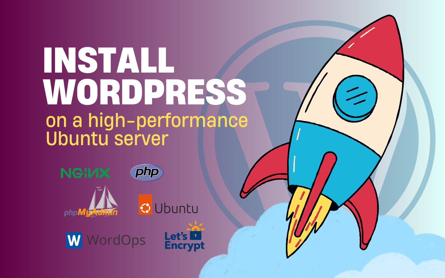Complete installation of WordPress on a high performa...