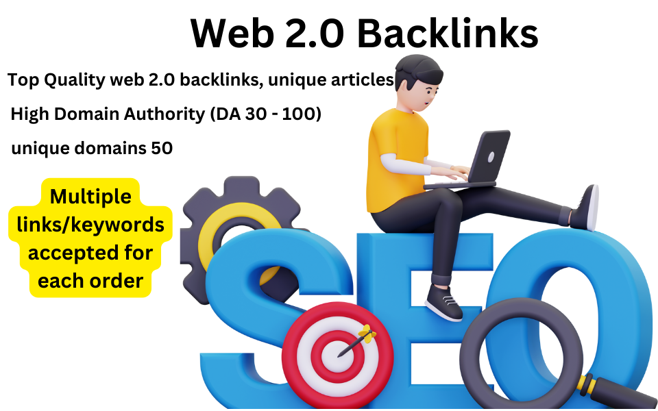 Top Quality web 2.0 backlinks, unique articles will ...