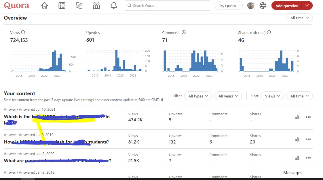 Write, Publish and get Quora backlink from answer 25...