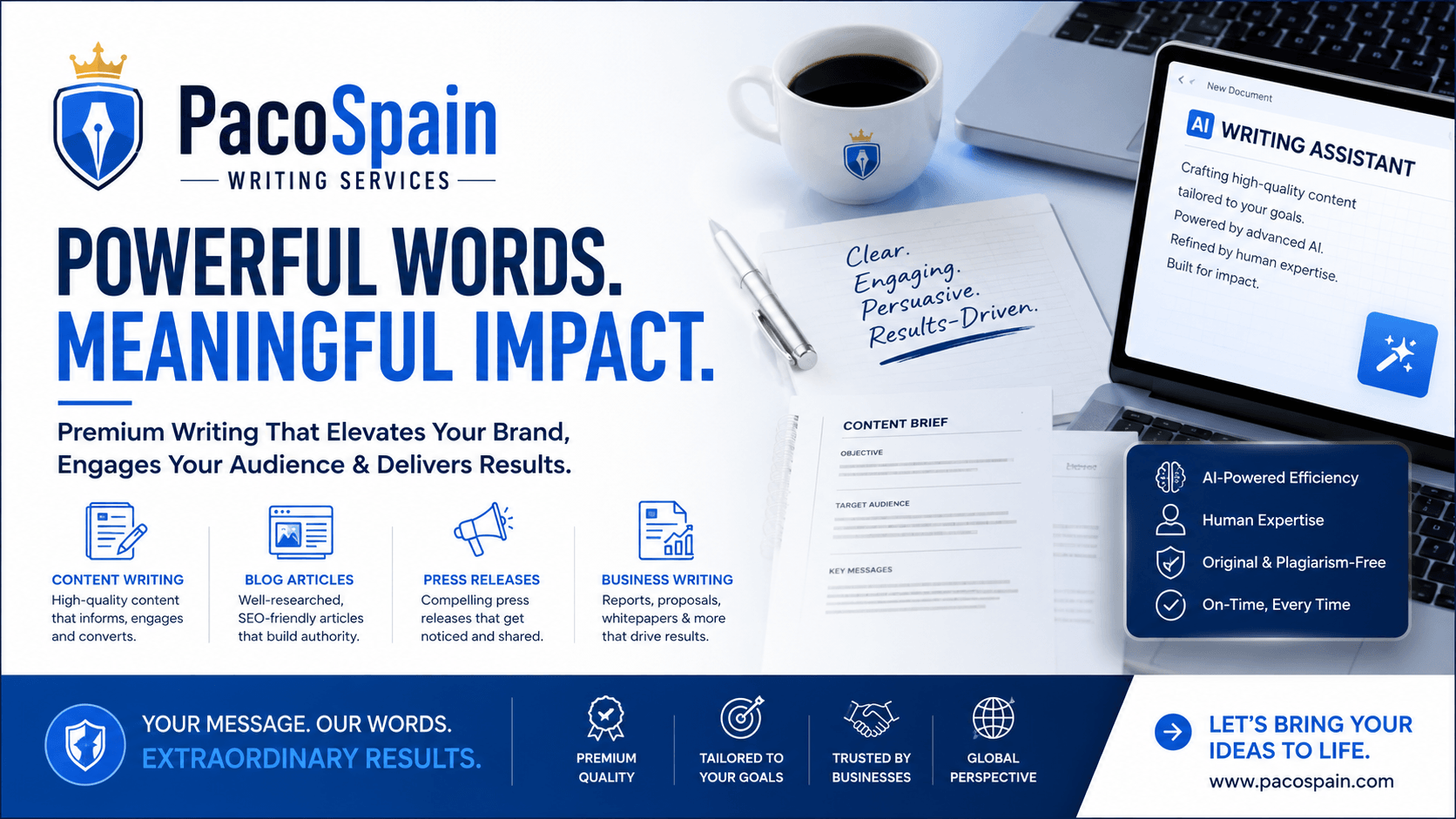 Professional Writing Services For Businesses, Websit...