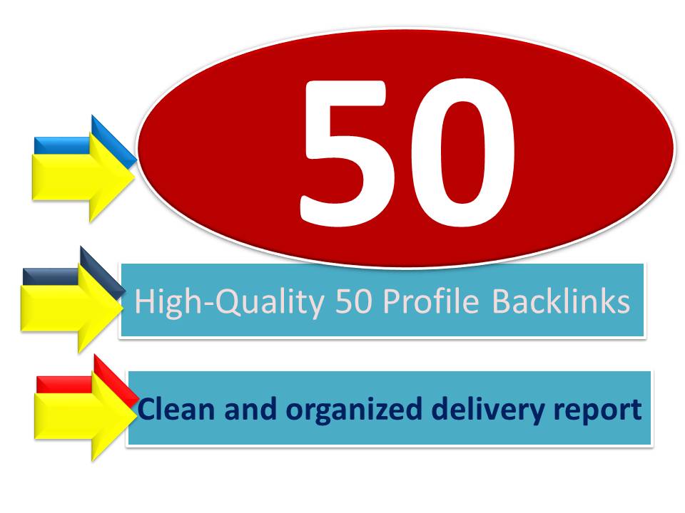 Get High-Quality 50 Profile Backlinks and Boost Websi...