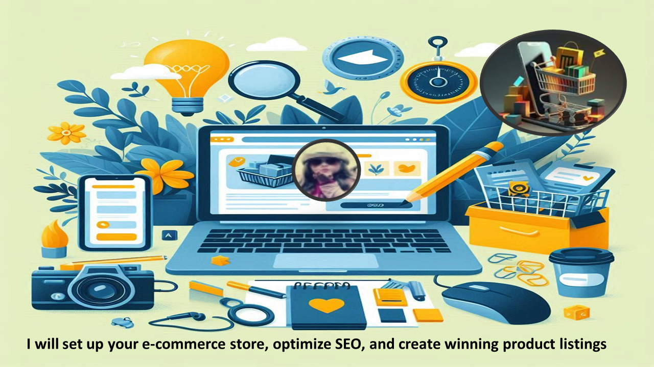 I will set up your e-commerce store, optimize SEO, ...