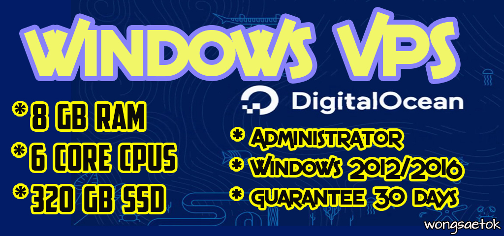 Fast Delivery - Windows VPS RDP 6 Core CPUs 16 GB RAM...