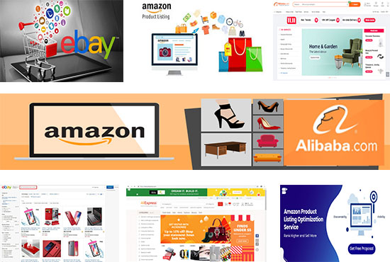 I will do product listing on alibaba, aliexpress, s...