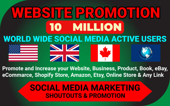 I will promote and advertise your website, business,...