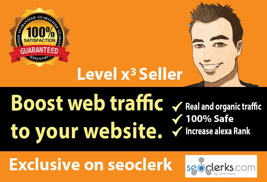 Unlimited Organic Traffic to your Site/Blog for 30 da...