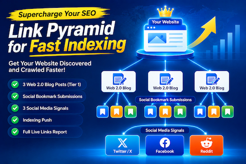 Rank by Updated Link Pyramid strategy With Powerful 3...