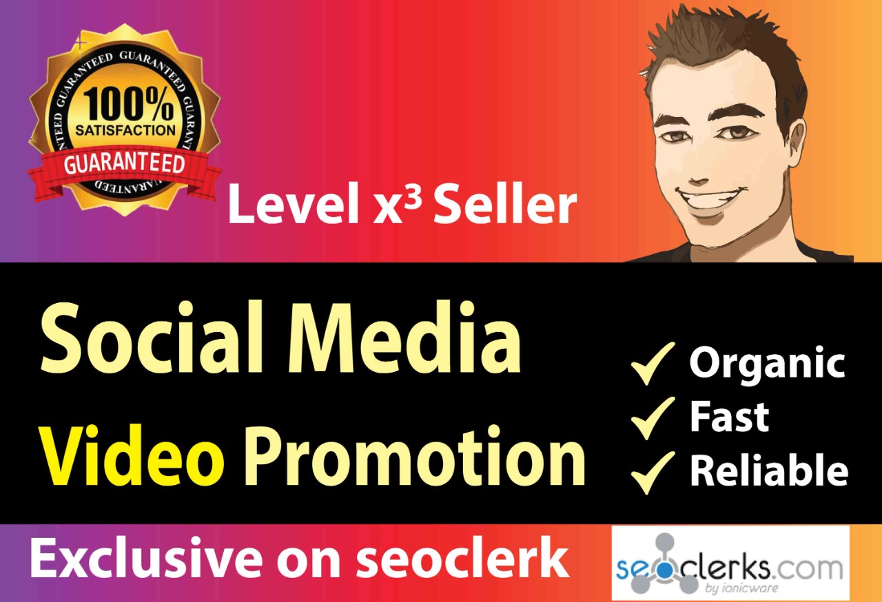 Fast social media video promoting service organic &am...