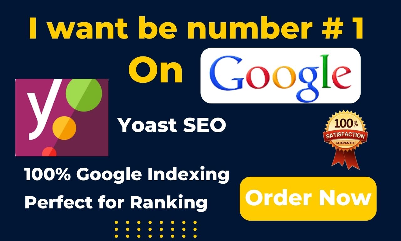 Yoast SEO, Provide you Full On-Page SEO Service