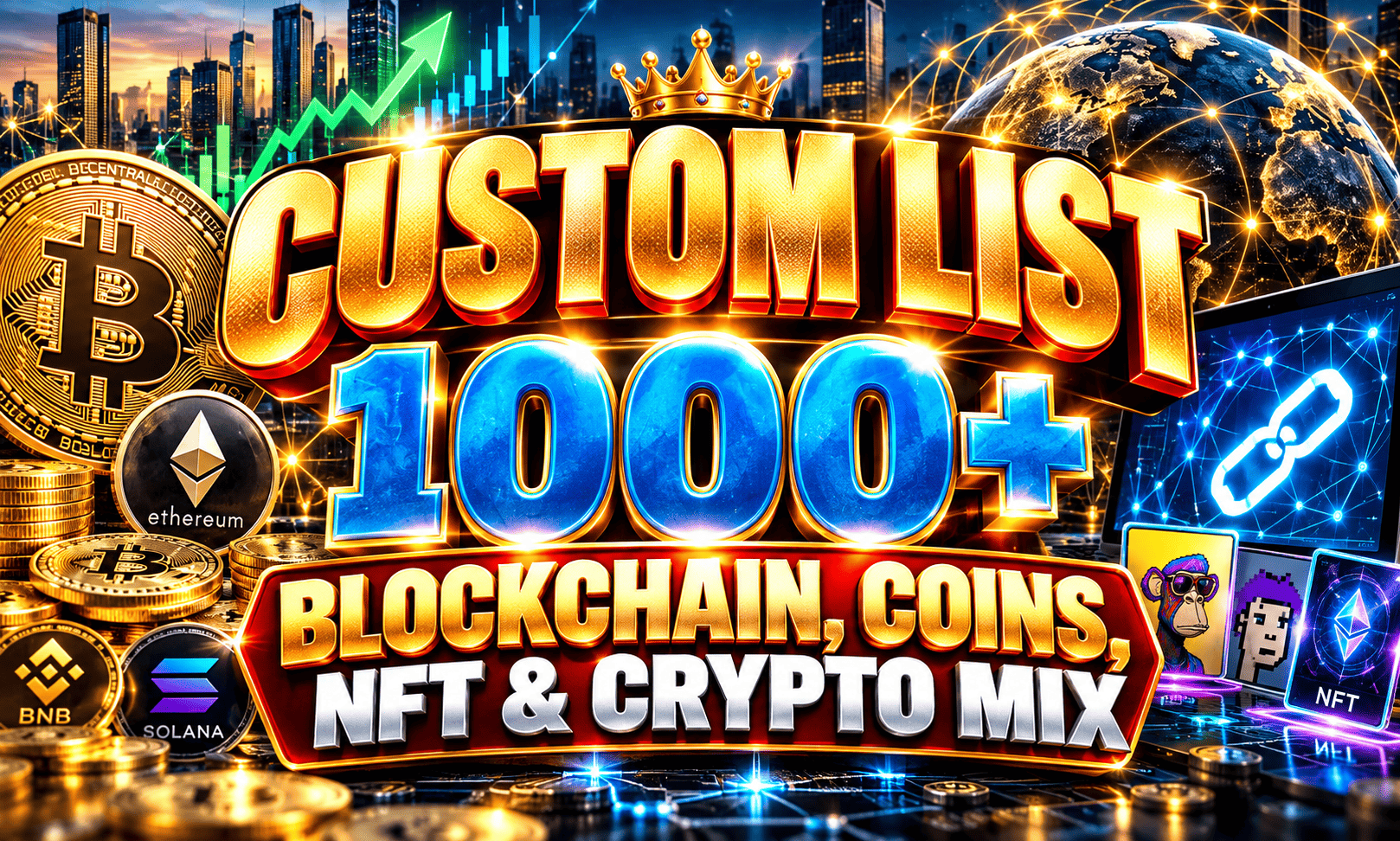 1000+ Blockchain and crypto backlinks