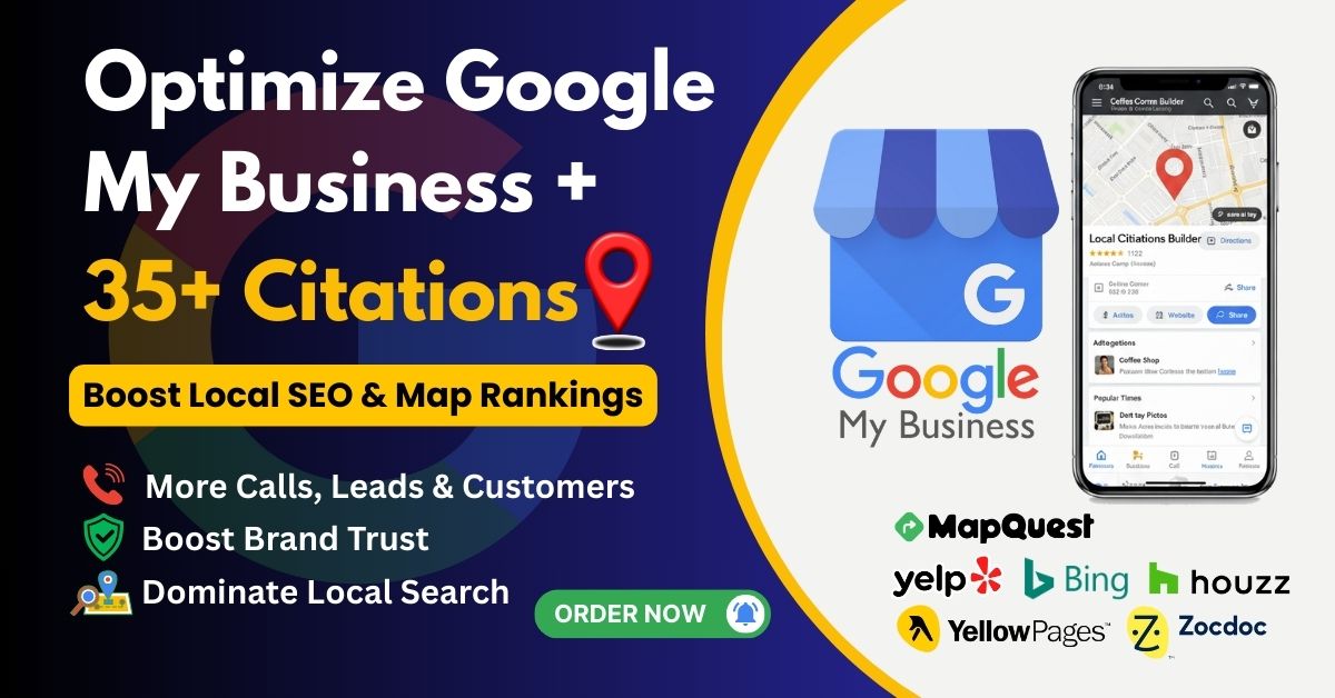 I will optimize your Google My Business Profile GMB a...