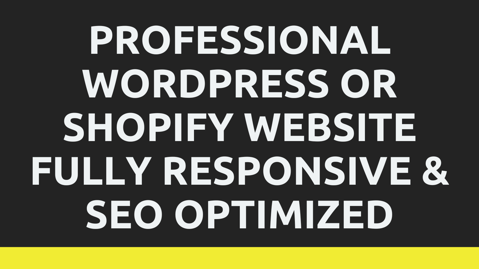 Professional Wordpress OR Shopify Website Fully Respo...