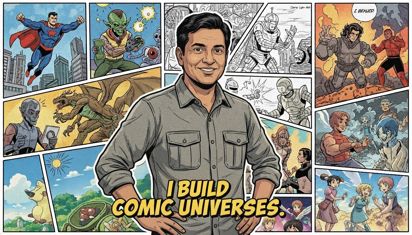 I will create ai comic book, illustrations any style