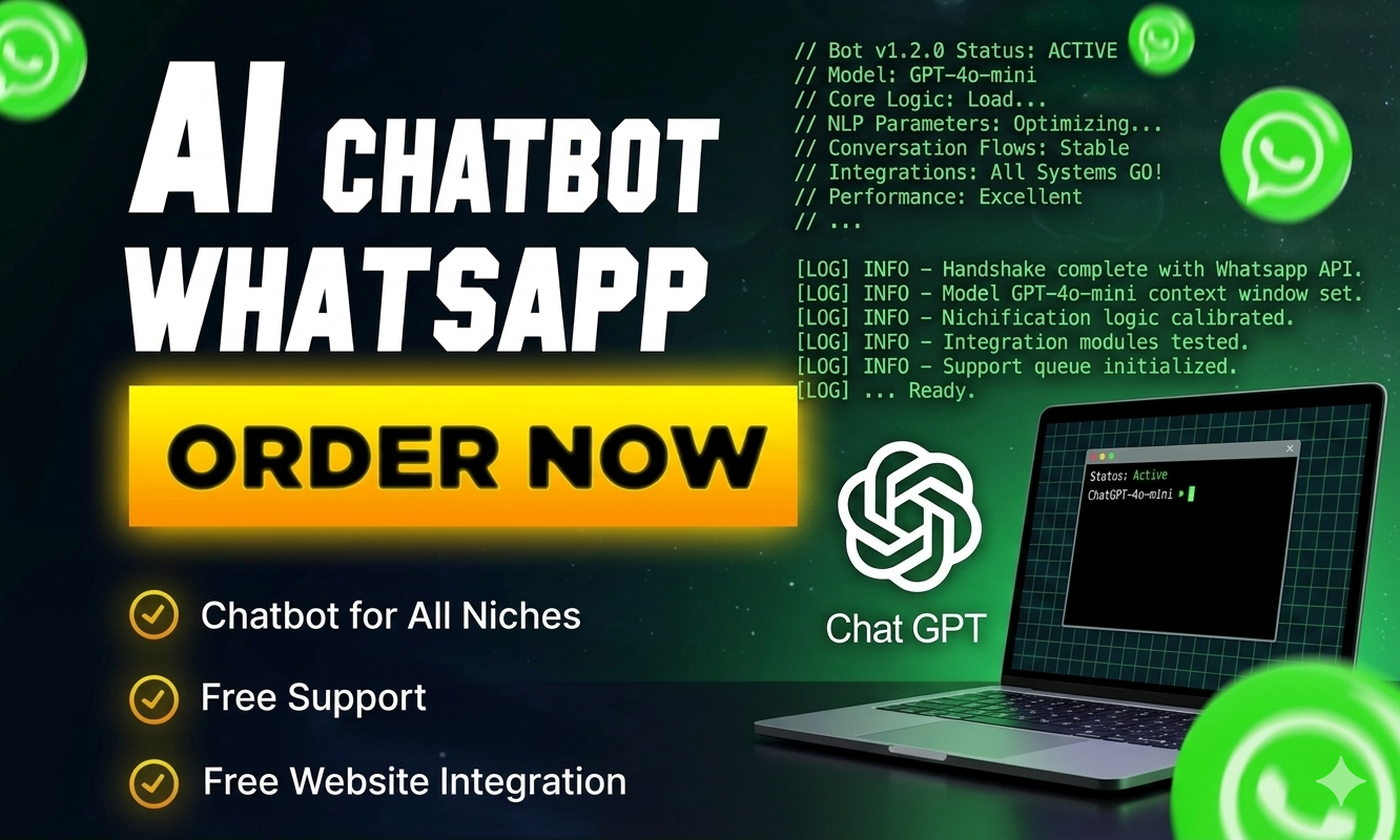 I will create a whatsapp chatbot using whatsapp busin...