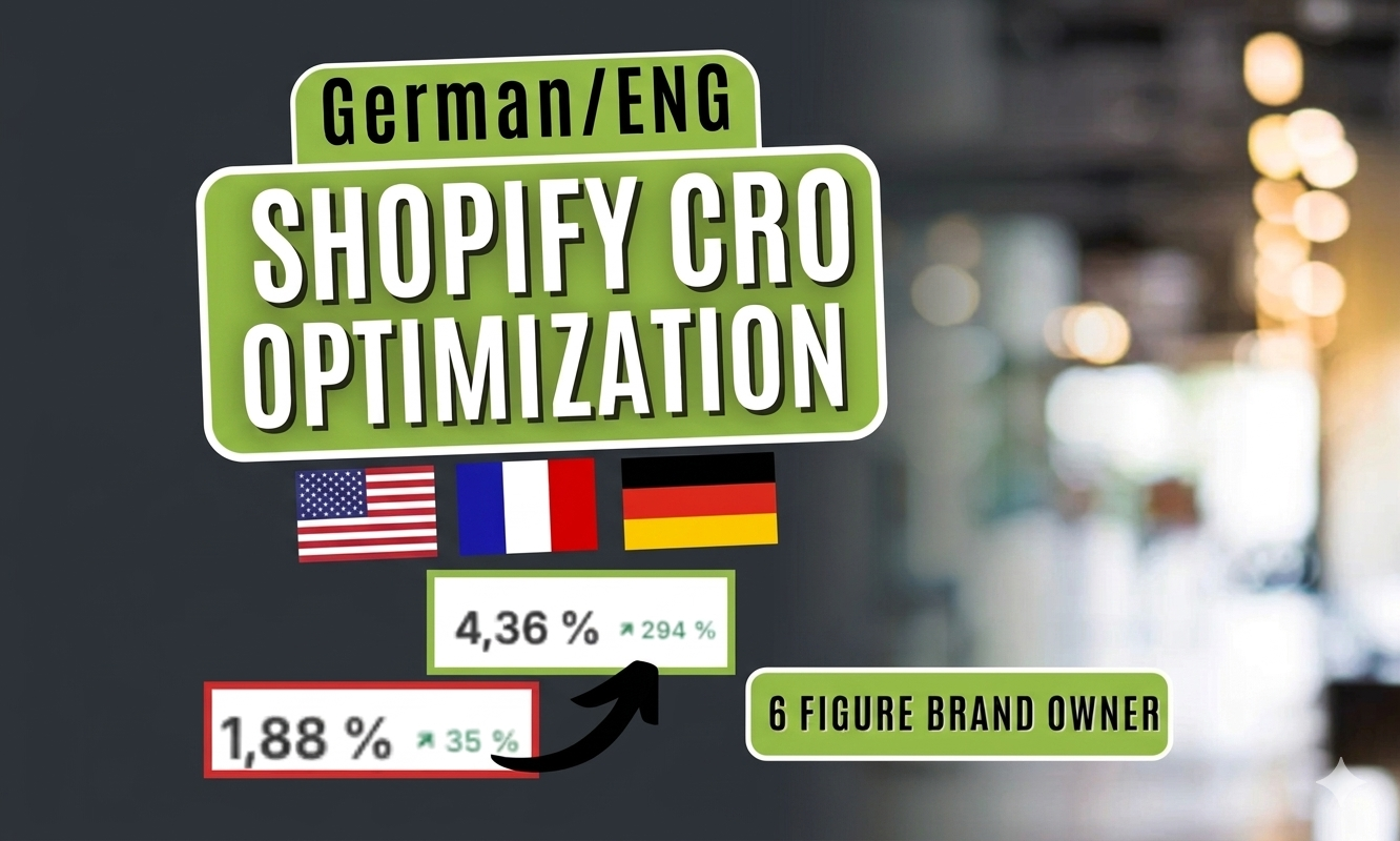 I will do a shopify cro conversion rate optimization ...