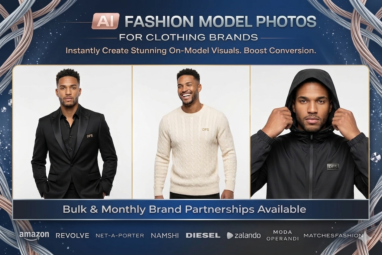 I will craft studio quality ai clothing models