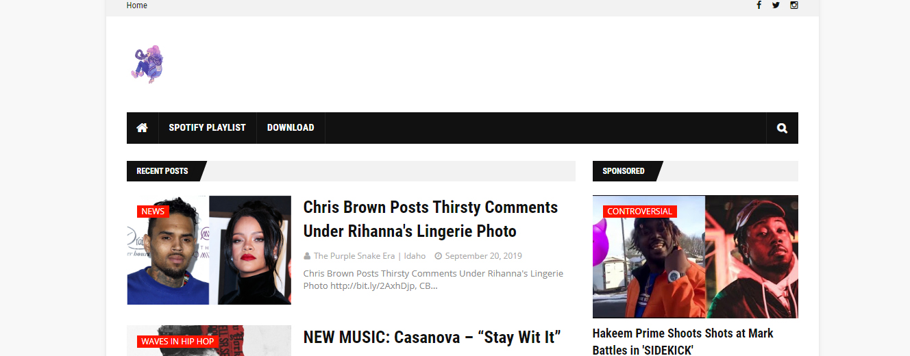 Post your track / music with bio to The Purple Snake ...