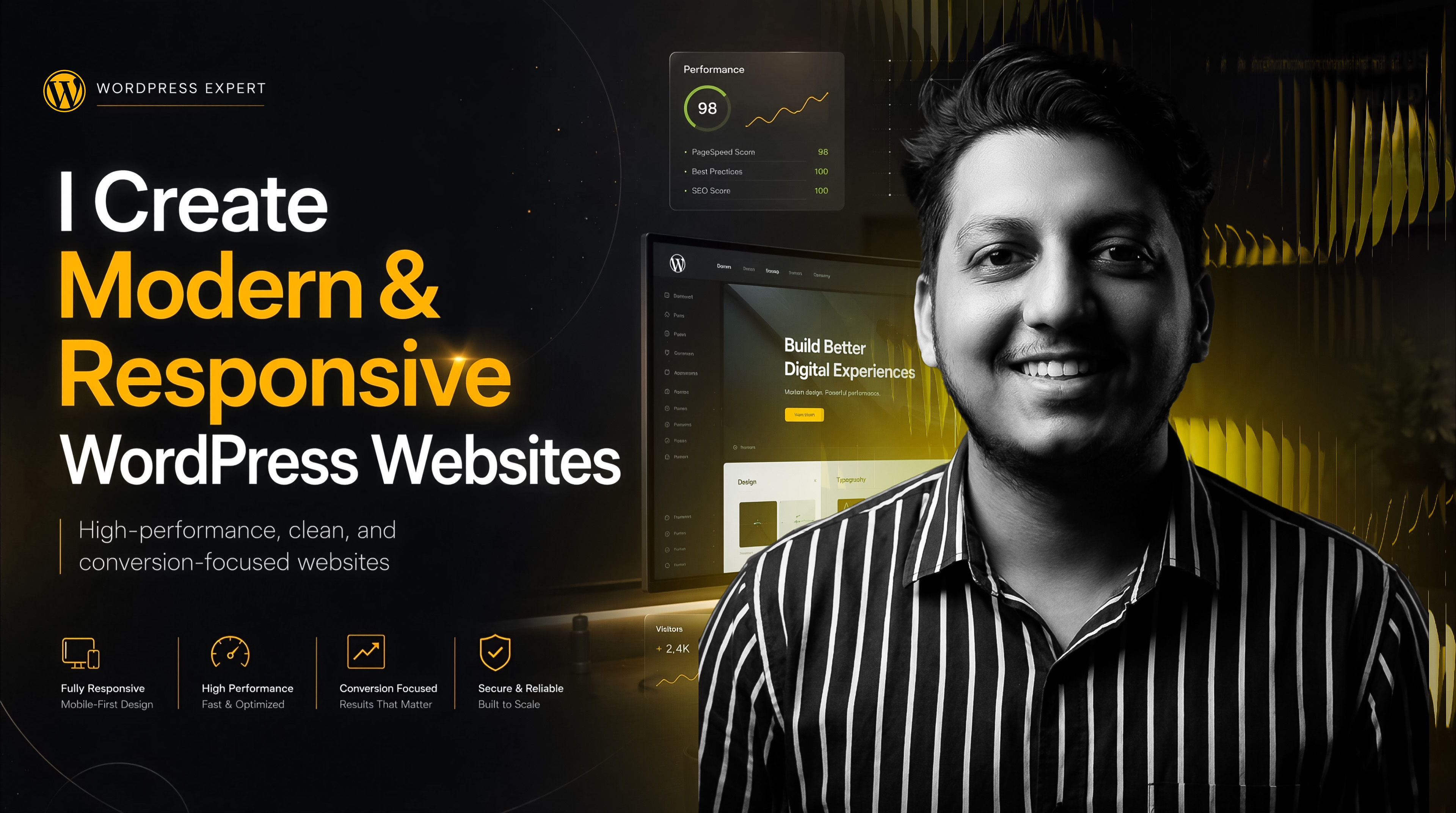 I will redesign outdated WordPress website to modern ...