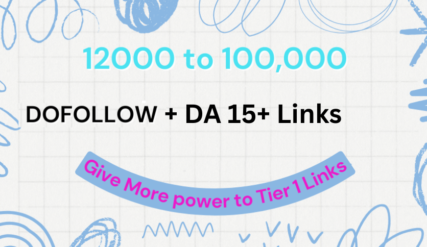 12000 DO-FOLLOW links including DA 15 to 95, buy bac...