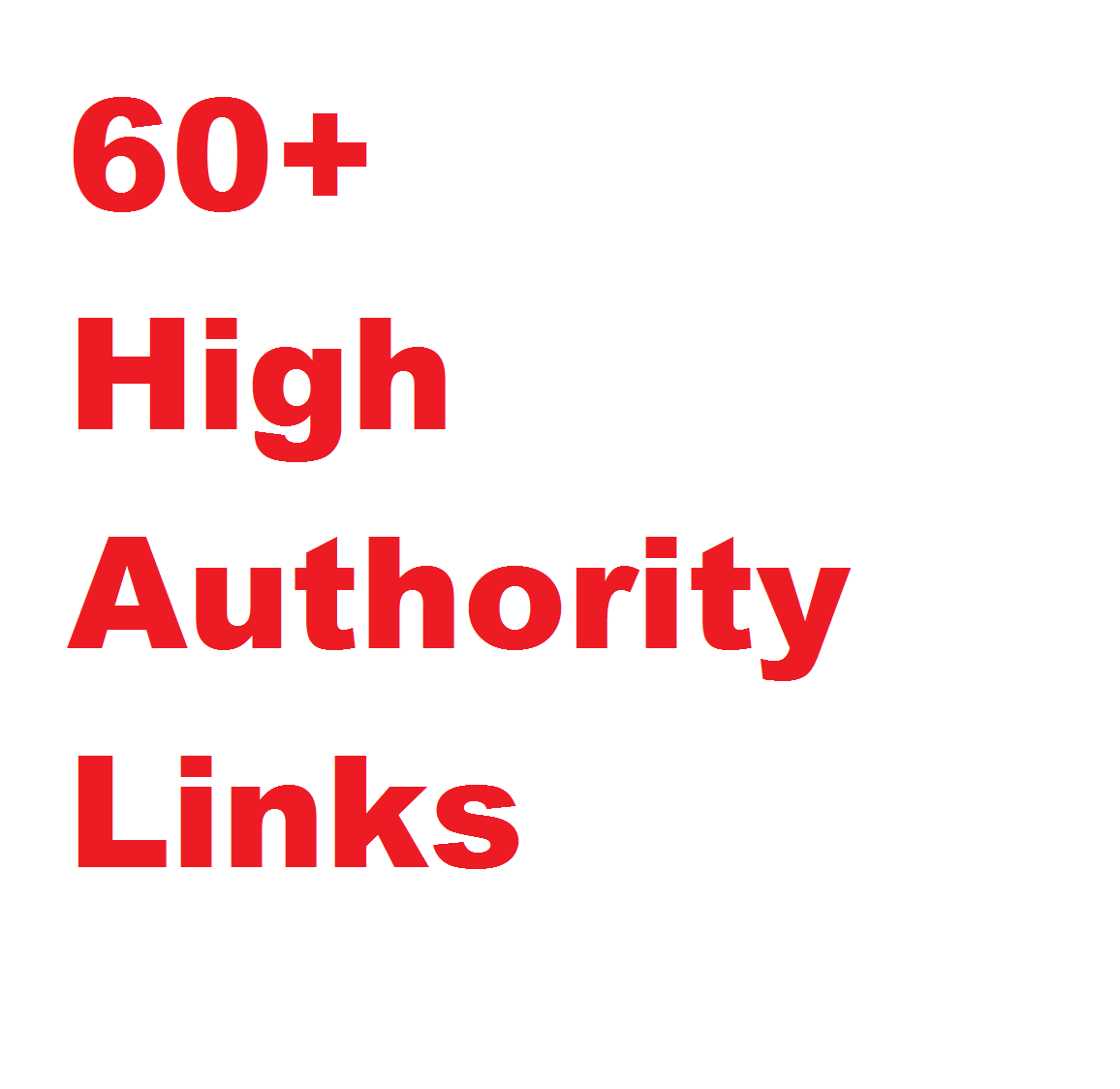 60 High Authority links, DA 50 to 99, best practice...