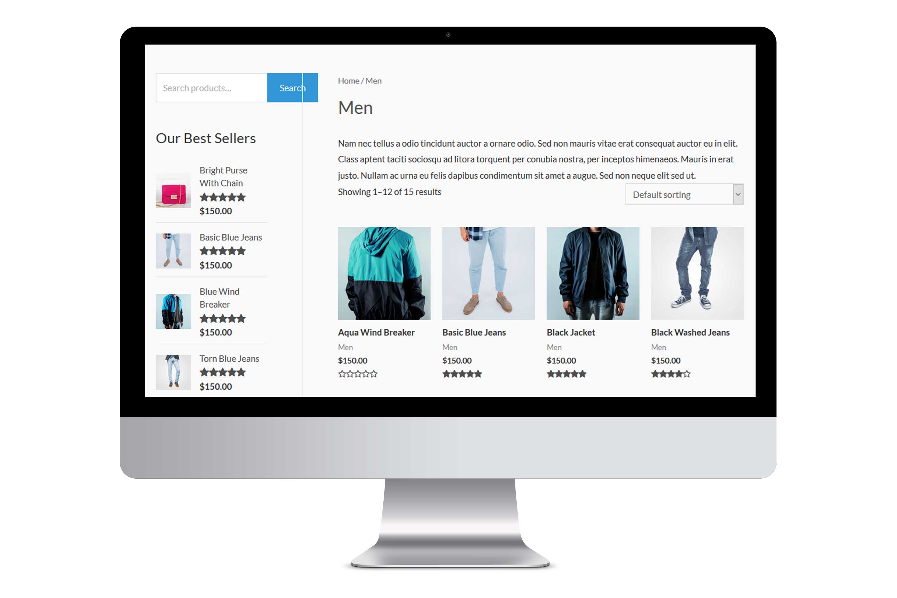 eCommerce Online store website