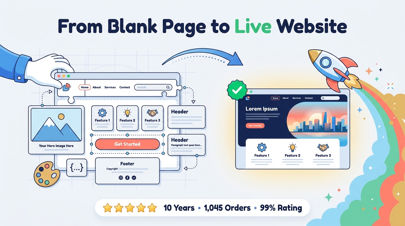 Build & Design Website Affiliate, WordPress Them...