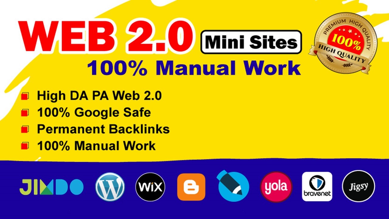 I will Create 20 Powerful SEO Contextual Backlinks we...
