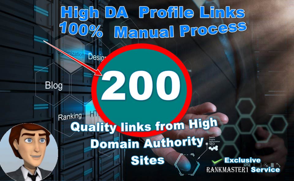 I Will Manually Create 200 Profile Links From PR9, B...