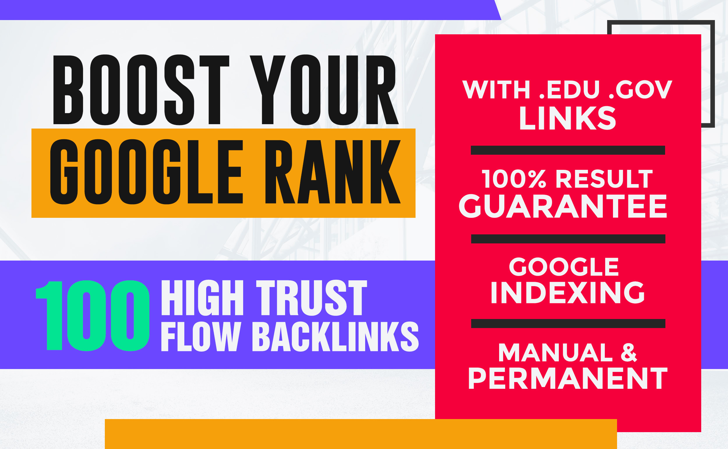 Latest and Top 100 Manually Do 90+DA Backslinks PR9-E...