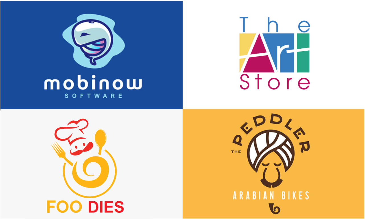 Modern Minimalist Logo design with copyrights and unl...