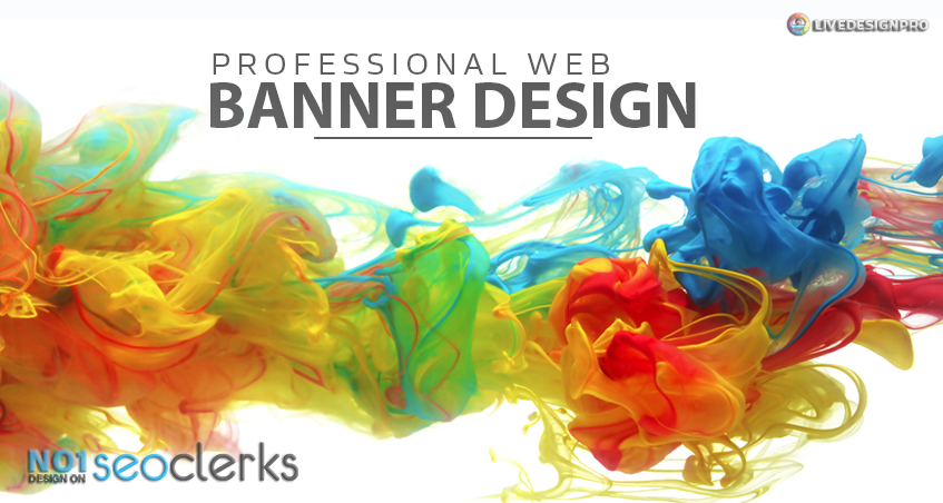 design banner for website, professional web banner d...