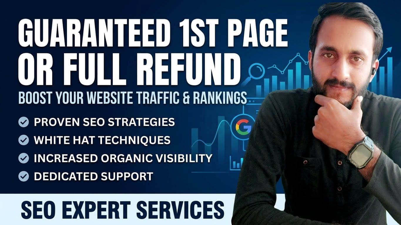 Rank Your Website on Google First Page or Get 100 Mon...